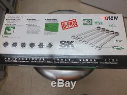 SK Hand Tools # 89301 5 Piece Metric Spline G-Pro Wrench Set (20-24mm)