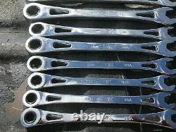 SK Tools12 Piece 80019 6 Point Metric Ratchet Wrench Combination Set 8mm-19mm
