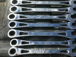 SK Tools12 Piece 80019 6 Point Metric Ratchet Wrench Combination Set 8mm-19mm