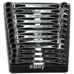 SK Tools 80019 12 Pc Metric X-FrameRatcheting Wrench Set