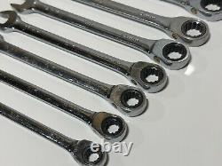 SK Tools USA 89300 RARE 12pc Spline Drive Ratcheting Metric Wrench Set, 8mm-19mm