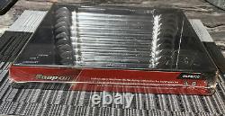 SNAP ON 10 piece non reversible ratcheting comb. Box end wrench set BRAND NEW
