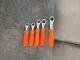 Snap On Orange Hard Handle Metric Ratcheting Offset Box Wrench Set 5 Piece Set