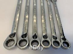 SNAP ON Reversible Ratcheting 12pt Metric Flank Dr. Wrench Set SOEXRM 13-18MM