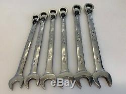 SNAP ON Reversible Ratcheting 12pt Metric Flank Dr. Wrench Set SOEXRM 13-18MM