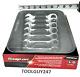 Snap On Tools Usa Oxkrm707 7pc Metric Short Ratcheting Combo Box End Wrench Set