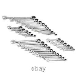 Sae/Metric Combination Ratcheting Wrench Set (32-Piece)