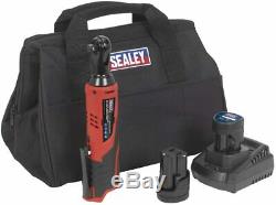 Sealey Battery Ratchet 3/8 Electric 12V Wrench Kit with 2 Batteries and Charger
