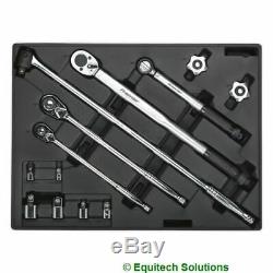 Sealey TBT32 Tool Chest Tray Ratchet Torque Wrench Breaker Bar & Socket Adaptor