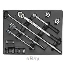 Sealey Tool Tray Ratchet/Torque Wrench/Breaker Bar / Socket Adaptor 13pc TBT32