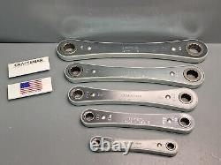 Sears Craftsman 9 4369 Metric Box End Ratchet Wrench METRIC Set USA NOS