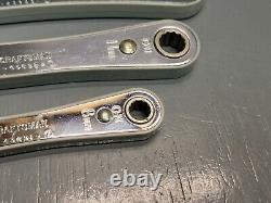 Sears Craftsman 9 4369 Metric Box End Ratchet Wrench METRIC Set USA NOS