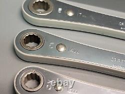 Sears Craftsman 9 4369 Metric Box End Ratchet Wrench METRIC Set USA NOS