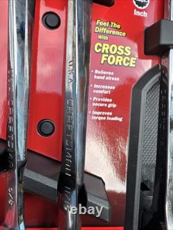 Sears Craftsman USA Nos 6pc Cross Force Reversible Ratcheting Wrench Set 44850