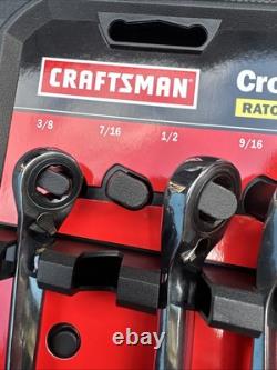 Sears Craftsman USA Nos 6pc Cross Force Reversible Ratcheting Wrench Set 44850