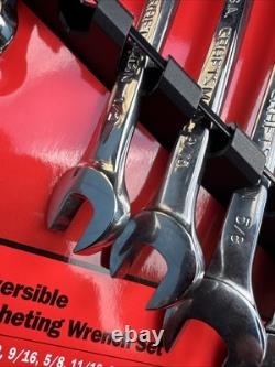 Sears Craftsman USA Nos 6pc Cross Force Reversible Ratcheting Wrench Set 44850