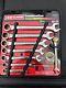 Sears Craftsman Usa Nos 8pc Ratcheting Combination Wrench Set Sae 42444 Rare