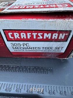 Sears Craftsman USA Nos Huge 309pc Mechanics Tool Set 43109 Socket Ratchet Wrenc