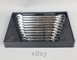 Snap-On 10PC Metric Ratcheting Combination Wrench Set SOXRRM710 (612.051)