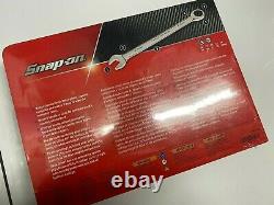 Snap On 10 pc 12-Point Metric 0° Offset Ratcheting Combination Wrench Set 10-19