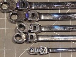 Snap On 5Pc Metric XL Long Double Flex Ratchet Box Wrench Set 10MM 19MM XFRM705