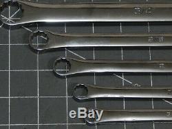 Snap On 5Pc SAE Long High Performance Box Ratchet Wrench Set 3/8 3/4 XDLR705