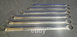Snap-On 5 PC Metric Long Ratcheting Box End Wrench Set XDLRM 7044029