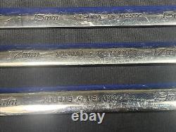 Snap-On 5 PC Metric Long Ratcheting Box End Wrench Set XDLRM 7044029