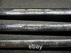 Snap On 7 pc 12-Point SAE Reversible Ratchet Wrench Set 3/8-3/4 Read details