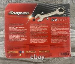 Snap-On 7pc 12-Point SAE Short Ratcheting Combination Wrench Set (44381-5)