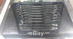 Snap-On Flank Drive Plus Rachet Wrench Set 10-19 Metric SOXRRM710 Ships Fast