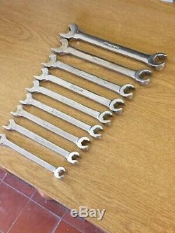Snap On Flared Nut / Pipe Spanner Set with Flared Nut RATCHET End Super Rare