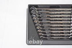 Snap-On Metric Flank Drive Plus Non-Reversible Ratcheting Combination Wrench Set