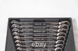 Snap-On Metric Flank Drive Plus Non-Reversible Ratcheting Combination Wrench Set
