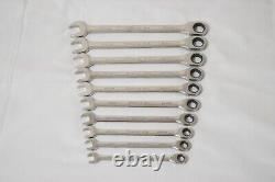 Snap-On Metric Flank Drive Plus Non-Reversible Ratcheting Combination Wrench Set