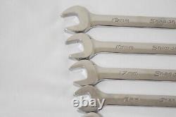 Snap-On Metric Flank Drive Plus Non-Reversible Ratcheting Combination Wrench Set