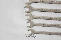 Snap-On Metric Flank Drive Plus Non-Reversible Ratcheting Combination Wrench Set