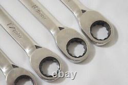 Snap-On Metric Flank Drive Plus Non-Reversible Ratcheting Combination Wrench Set