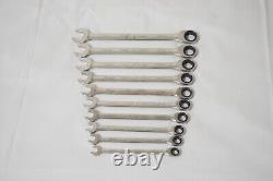 Snap-On Metric Flank Drive Plus Non-Reversible Ratcheting Combination Wrench Set