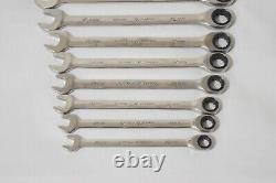 Snap-On Metric Flank Drive Plus Non-Reversible Ratcheting Combination Wrench Set