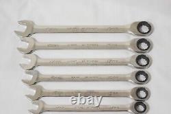 Snap-On Metric Flank Drive Plus Non-Reversible Ratcheting Combination Wrench Set