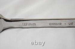 Snap-On Metric Flank Drive Plus Non-Reversible Ratcheting Combination Wrench Set
