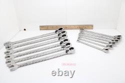 Snap-On SOEXRM712 8-19mm 12pc 12pt Reversing Flank Drive Ratcheting Wrench Set