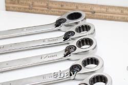 Snap-On SOEXRM712 8-19mm 12pc 12pt Reversing Flank Drive Ratcheting Wrench Set