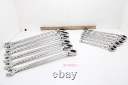 Snap-On SOEXRM712 8-19mm 12pc 12pt Reversing Flank Drive Ratcheting Wrench Set