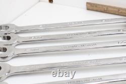 Snap-On SOEXRM712 8-19mm 12pc 12pt Reversing Flank Drive Ratcheting Wrench Set