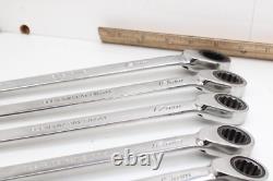 Snap-On SOEXRM712 8-19mm 12pc 12pt Reversing Flank Drive Ratcheting Wrench Set