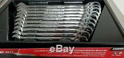 Snap-On SOXRRM710 10 pc Metric Reversible Ratcheting Combination Wrench Set