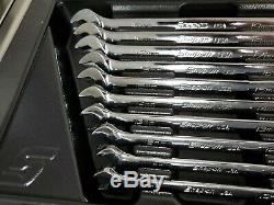 Snap-On SOXRRM710 10 pc Metric Reversible Ratcheting Combination Wrench Set