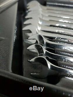 Snap-On SOXRRM710 10 pc Metric Reversible Ratcheting Combination Wrench Set